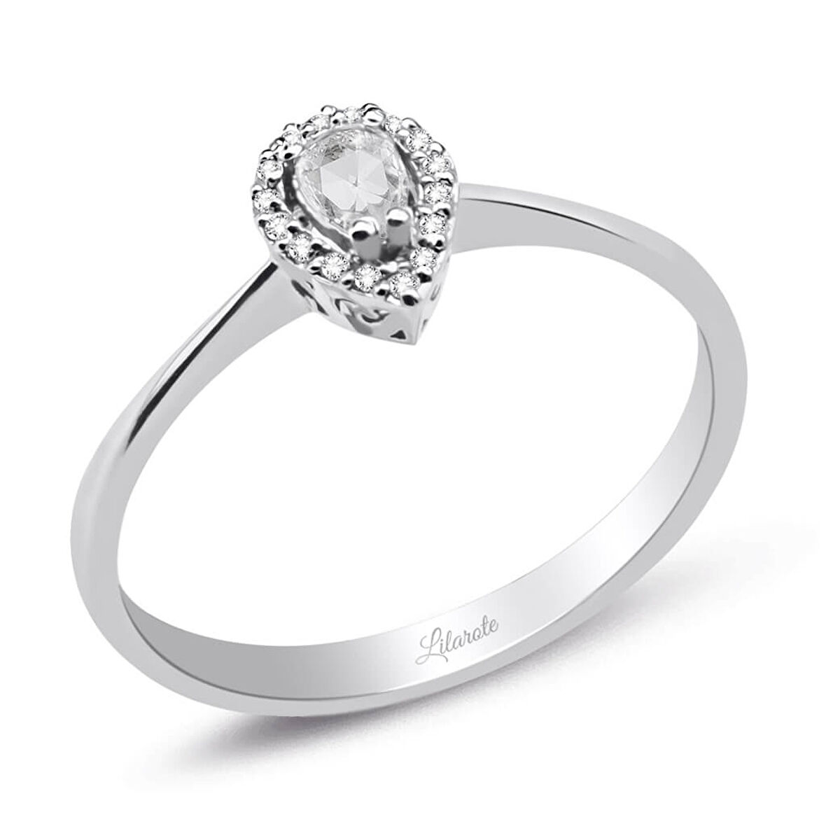 0.15 ct Damla Pırlantalı Yüzük