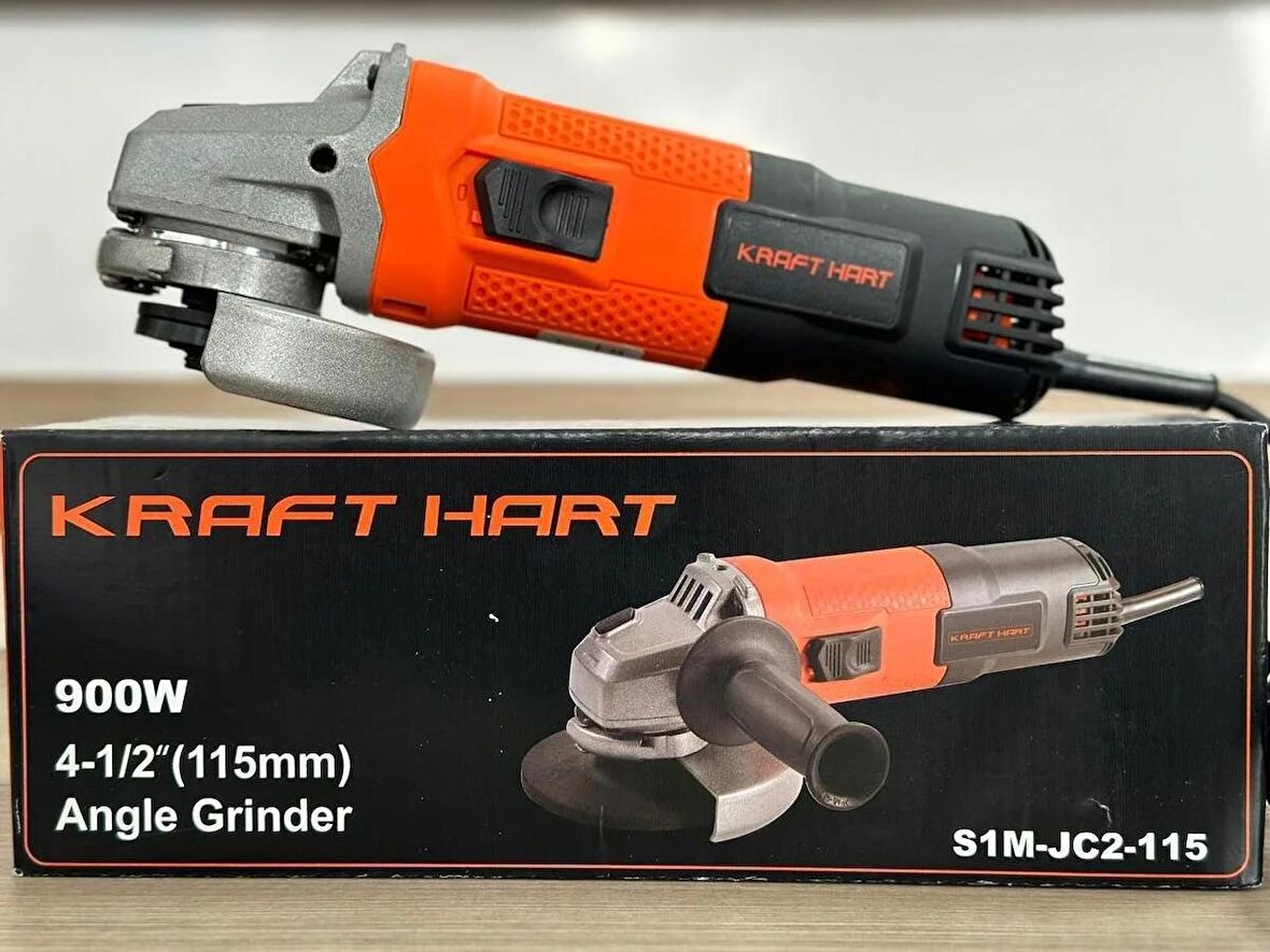 Kraft Hart Profesyonel 900 W 115MM Avuç Içi Taşlama Turuncu-Siyah