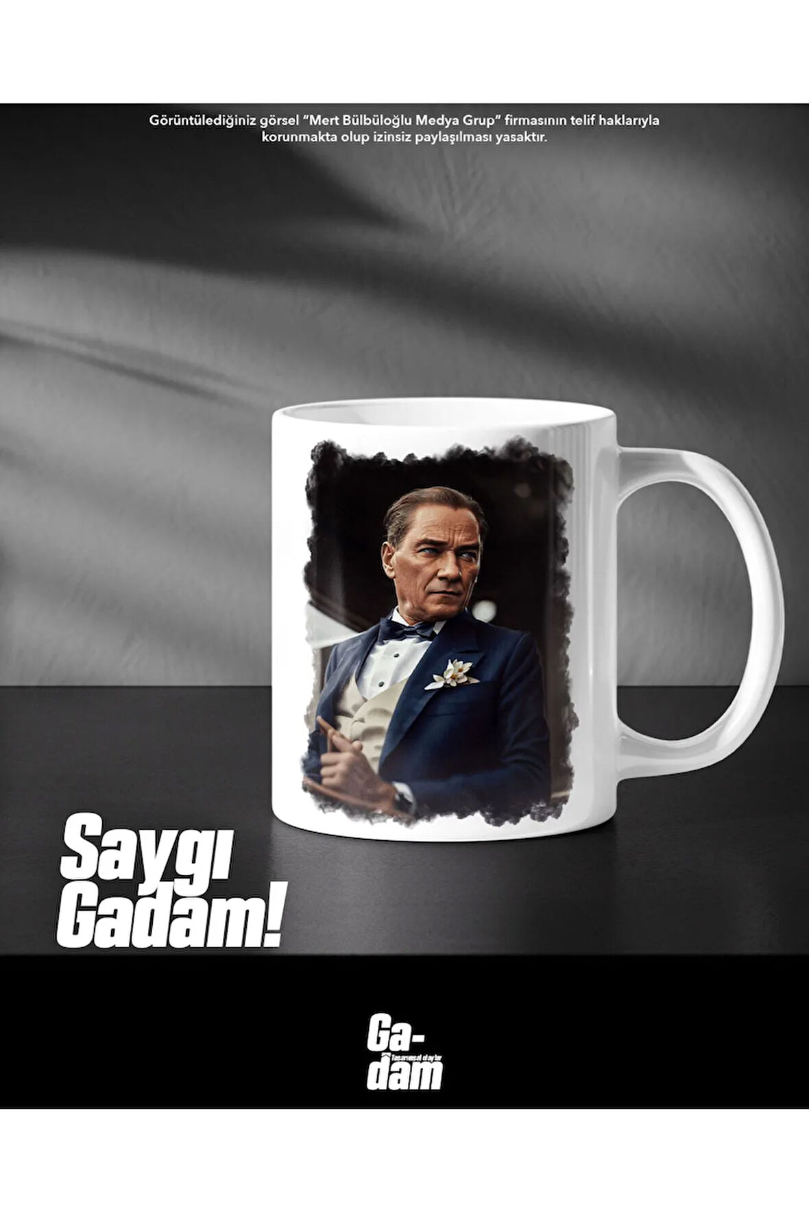 Atatürk, Sözlü Özel Baskılı Kupa