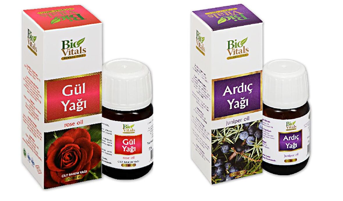 Gül Ve Ardıç-Aromatik Masaj-Cilt Bakım Yağ Seti