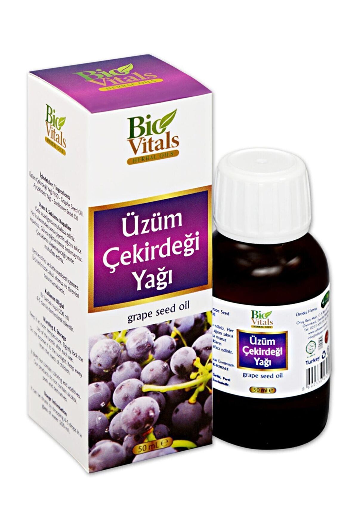 Üzüm Çekirdeği Yağı 50ml