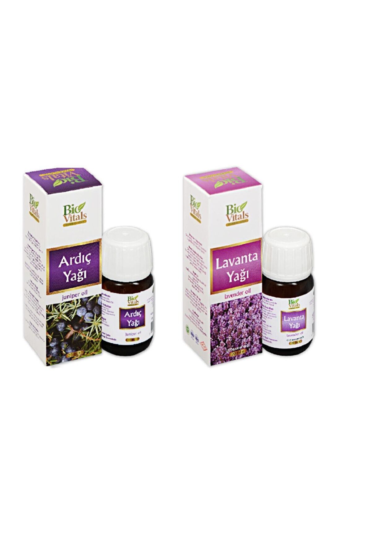 Ardıç ve Lavanta Aromatik Masaj Cilt Bakım Yağ Seti 20 ml