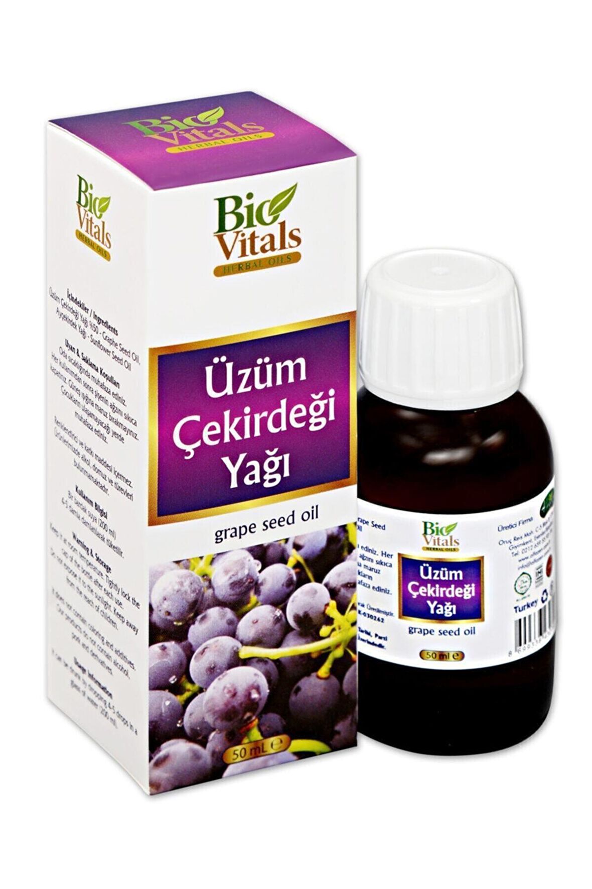 Üzüm Çekirdeği Yağı 50 ml