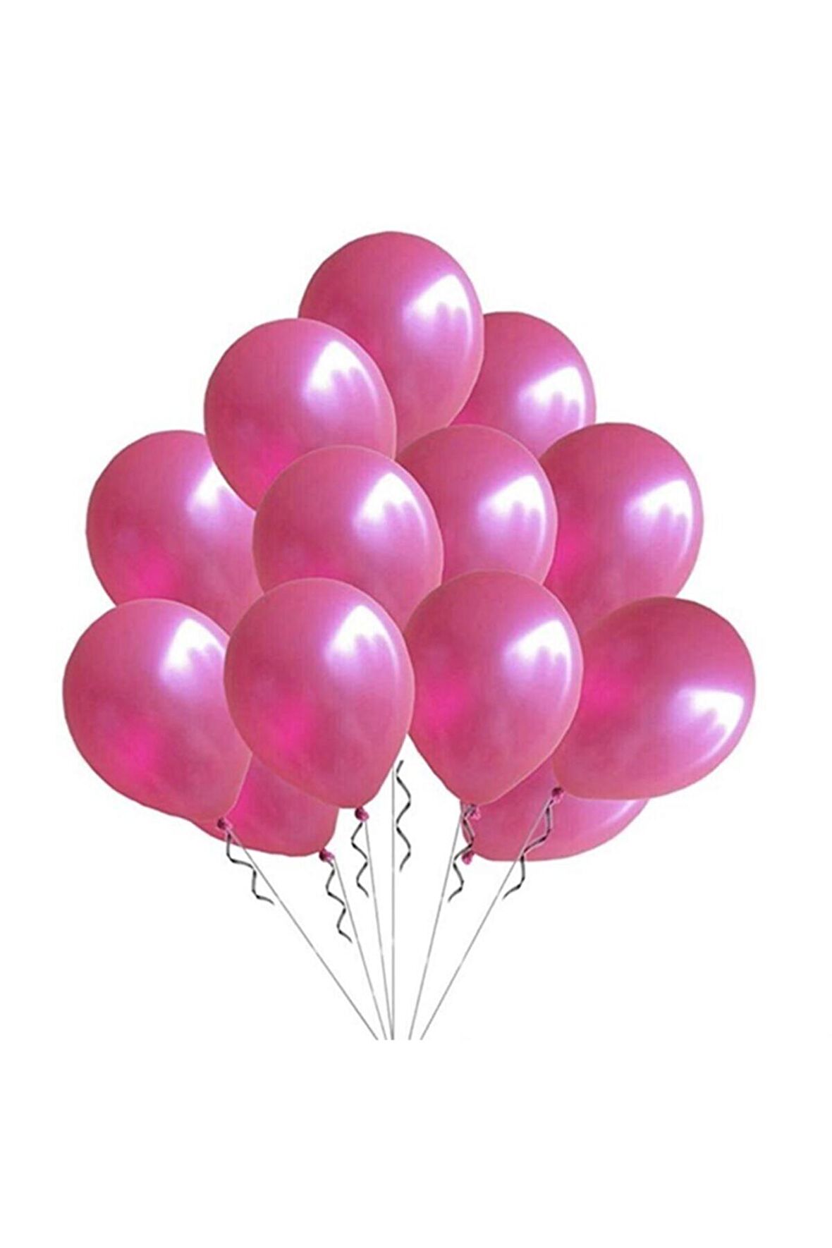 12'inç Metalik Fuşya Ruby Balon 50 Adet