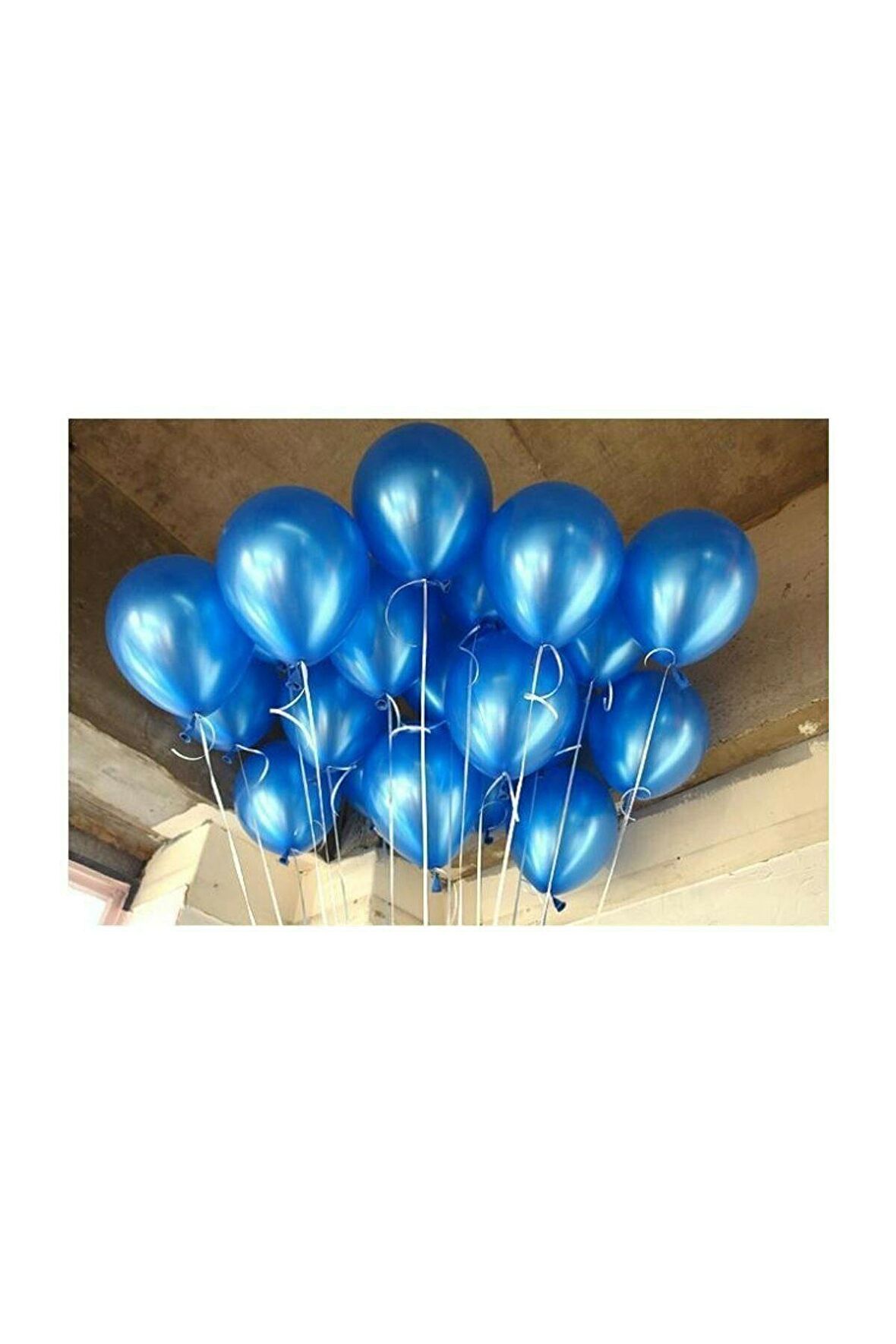 Metalik Koyu Mavi Balon 50'li