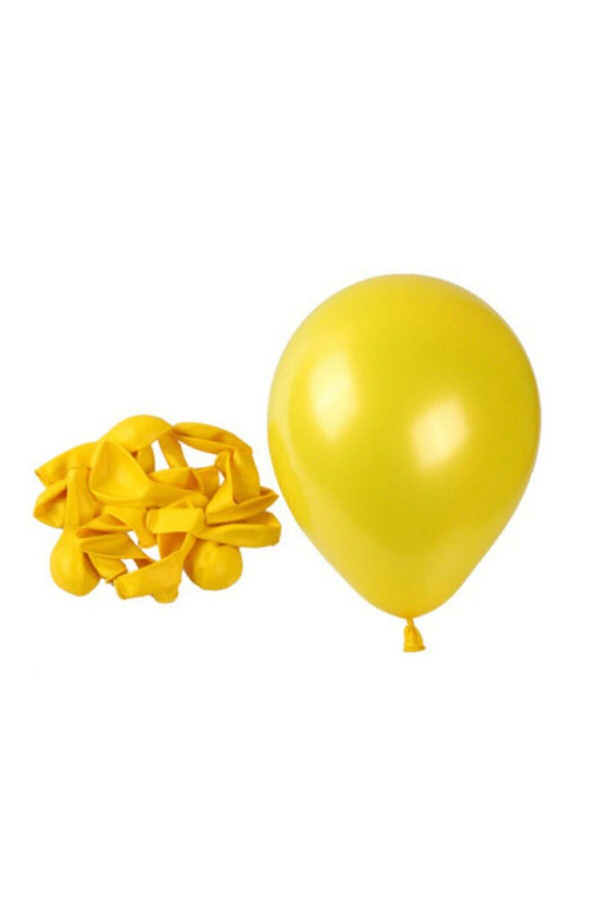 Metalik Sarı Balon 50'li