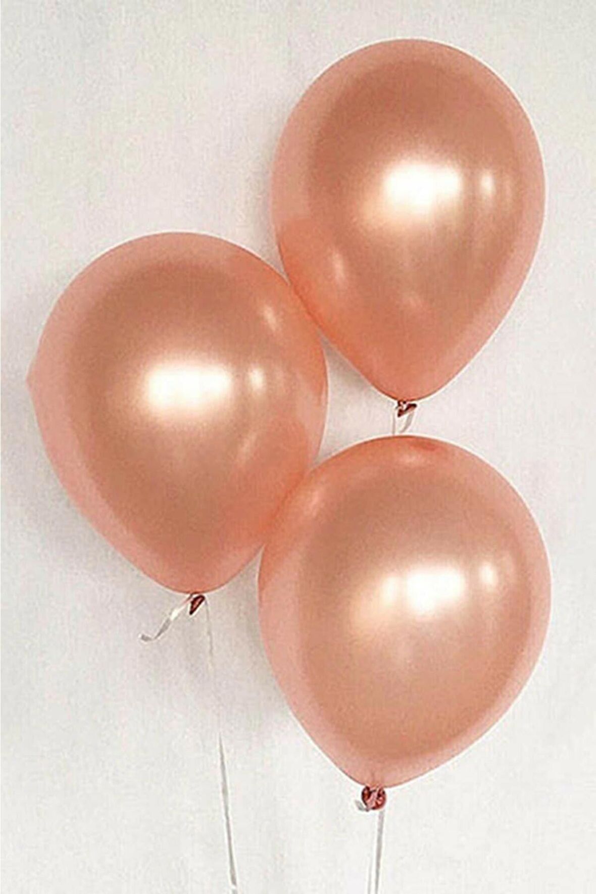 Metalik Rose Gold Balon 50'li
