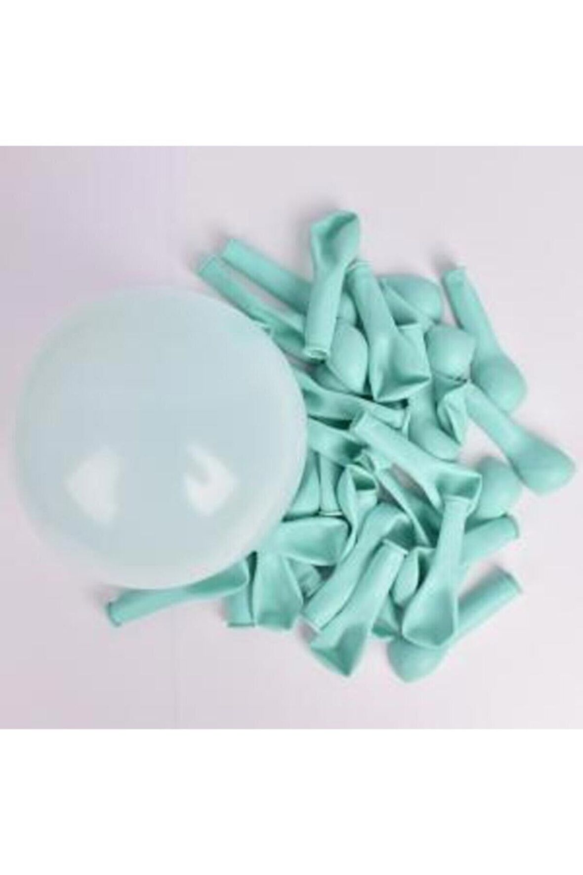 Balon Mini Makaron Yeşil 6 Inç 100 Adet