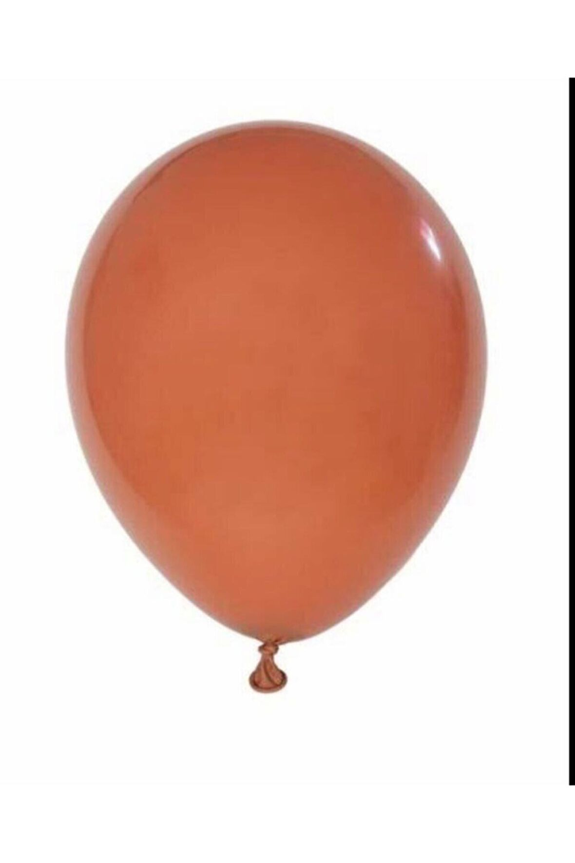  12'' Yanık Turuncu Rengi Balon 10 Adet