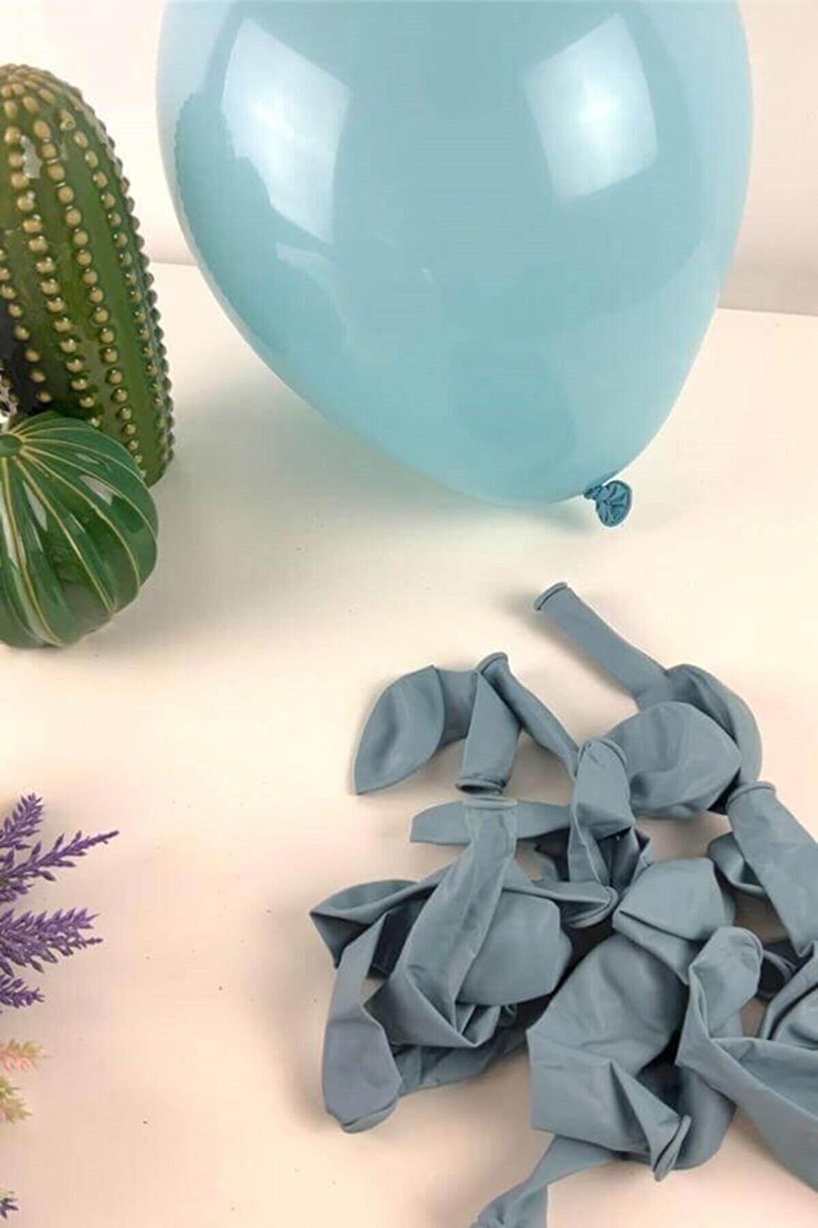  12'' Fırtına Mavisi Rengi Balon 50 Adet