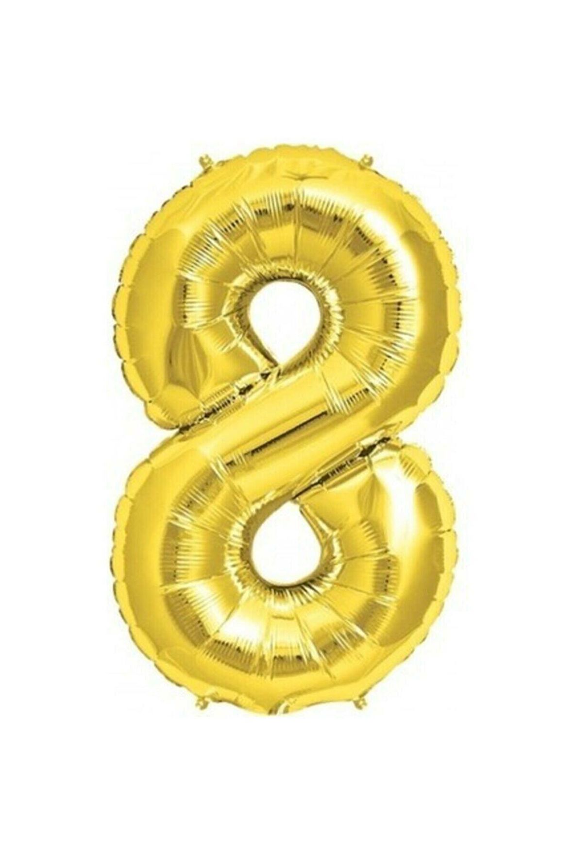 8 Rakamı Gold Folyo Balon 40 inç, 100cm