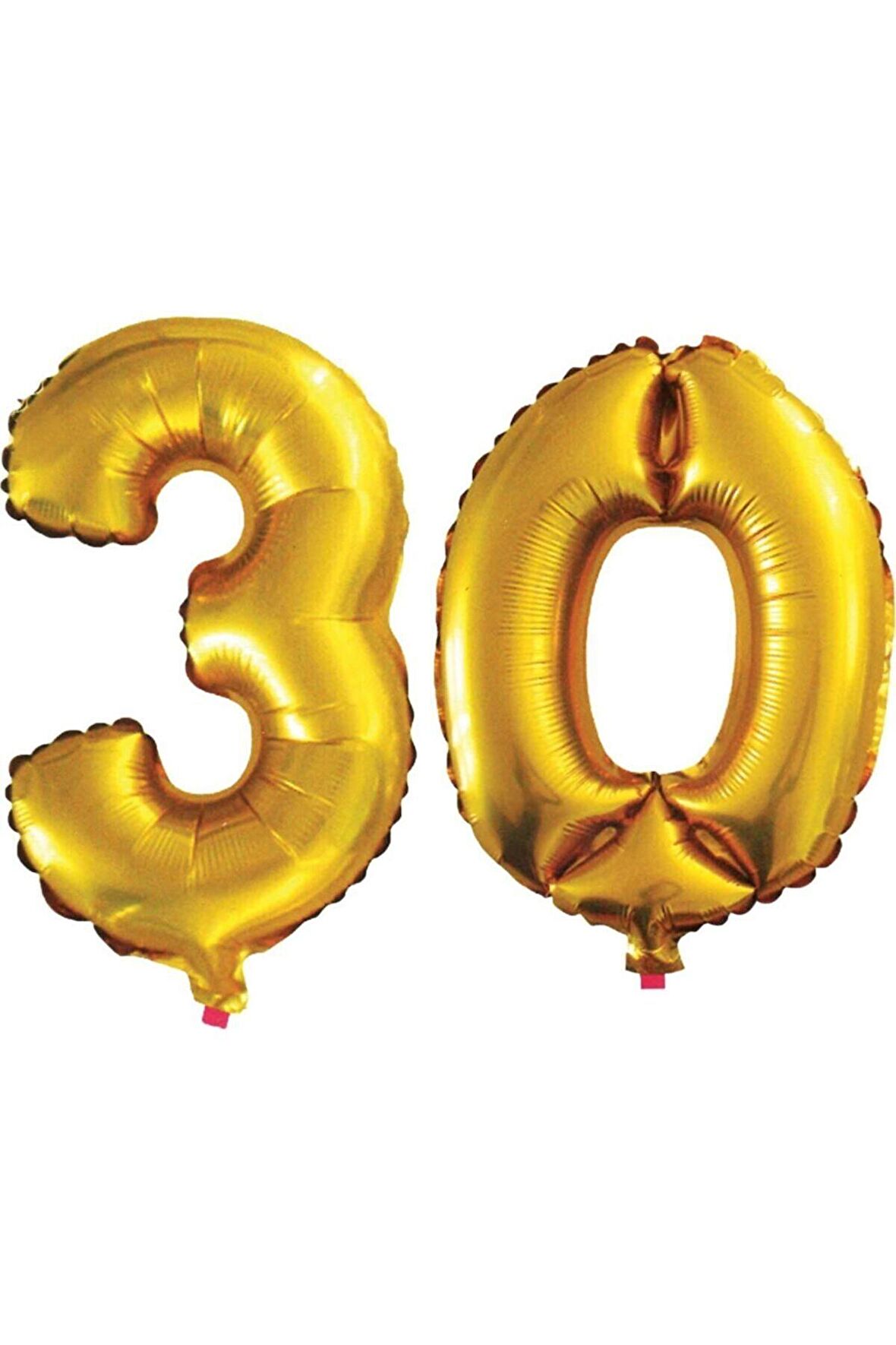 30 Yaş Sayı Folyo Balon Gold 40 İnç 100 cm
