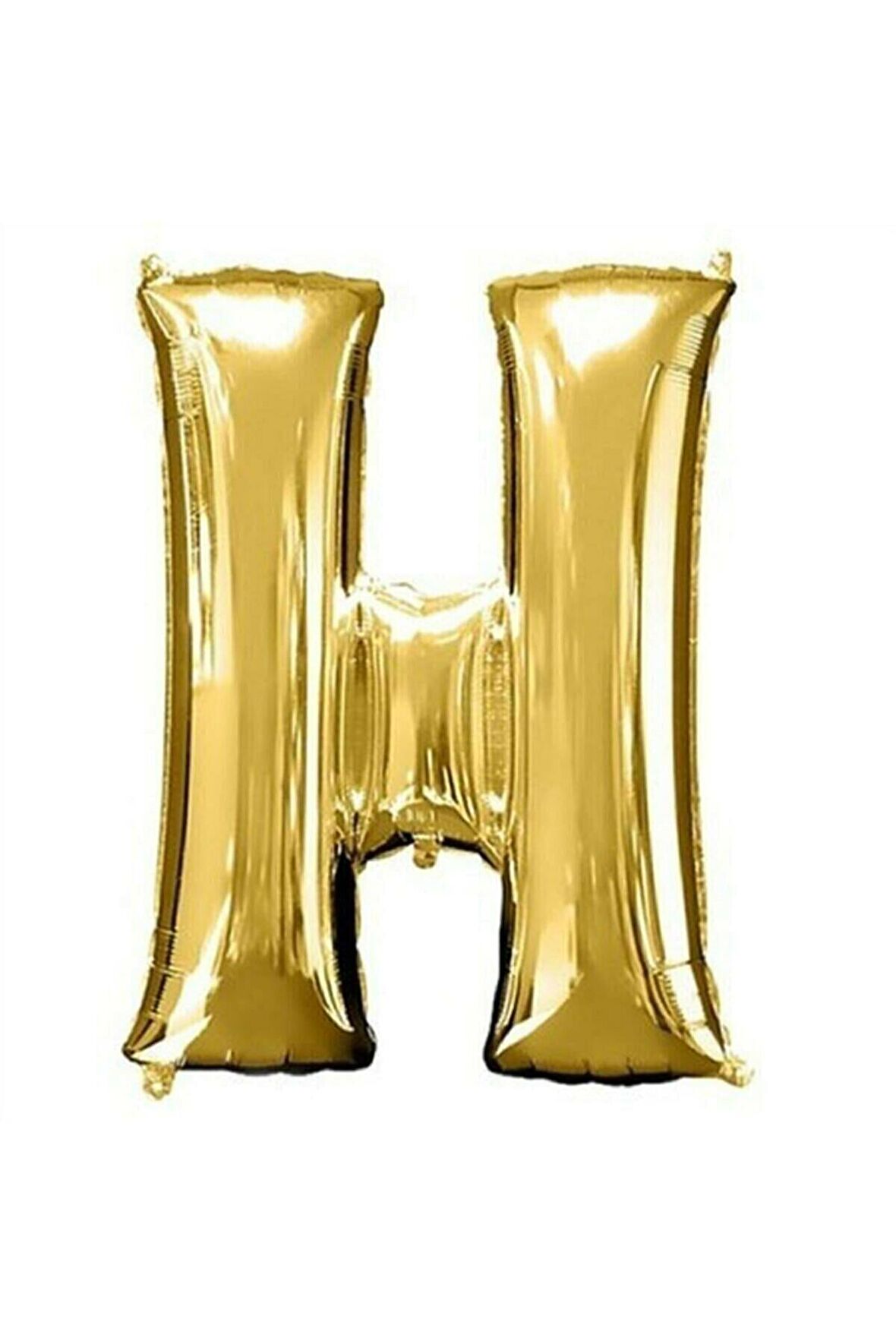16" Inç 40 Cm Folyo Balon Gold Renk ''H'' Harfi
