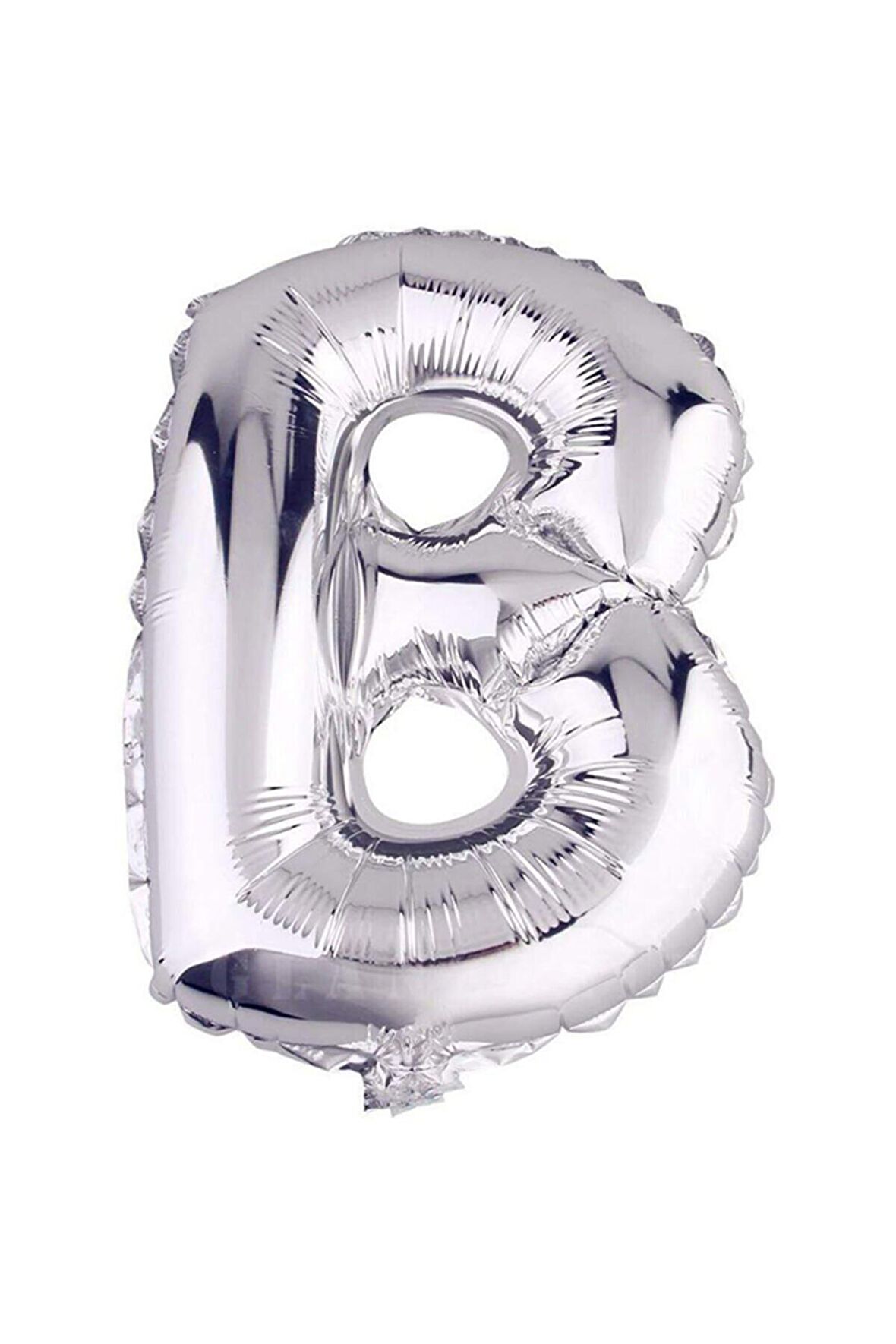 16" Inç 40 Cm Folyo Balon Gümüş Renk ''B'' Harfi