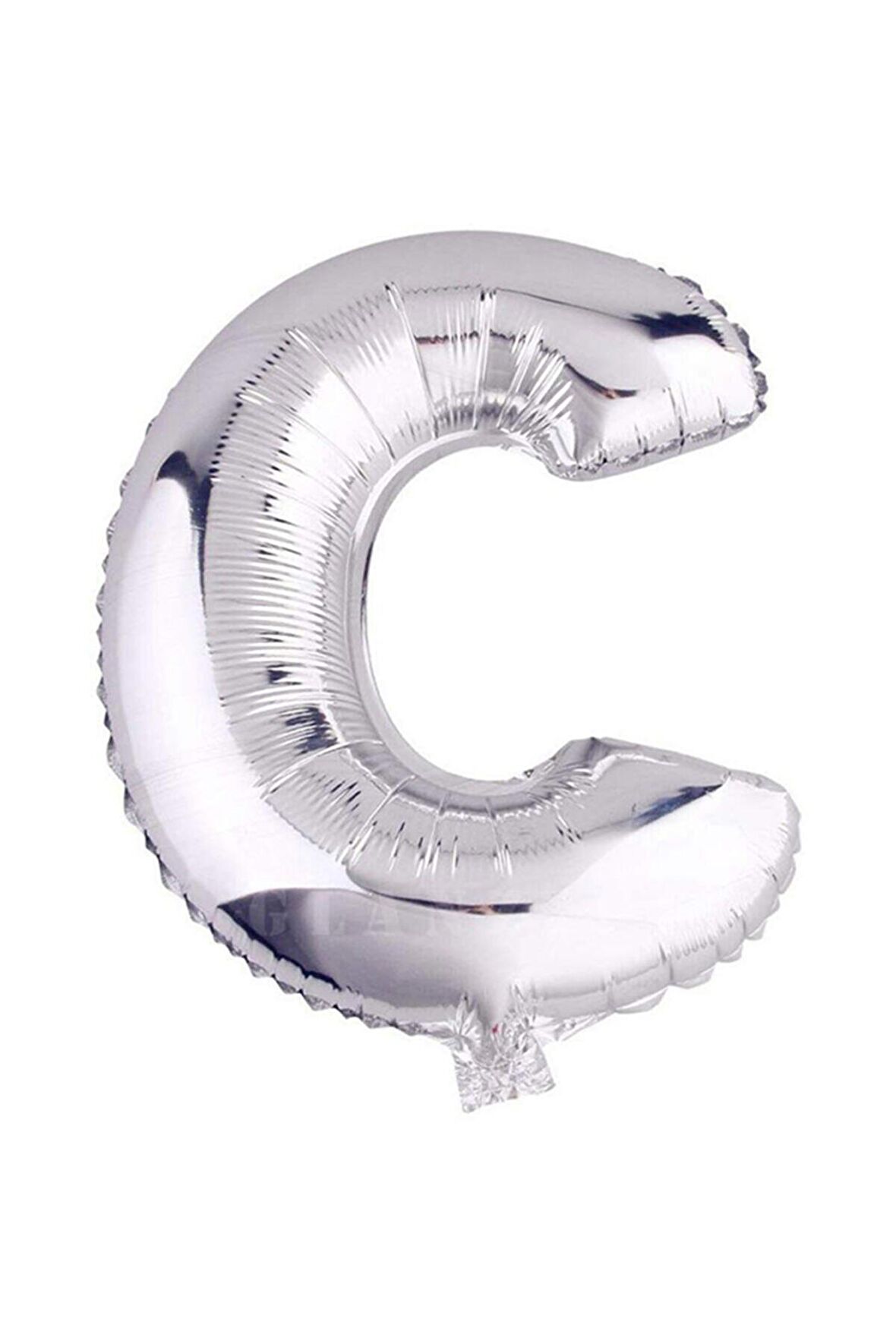 16" Inç 40 Cm Folyo Balon Gümüş Renk ''C'' Harfi