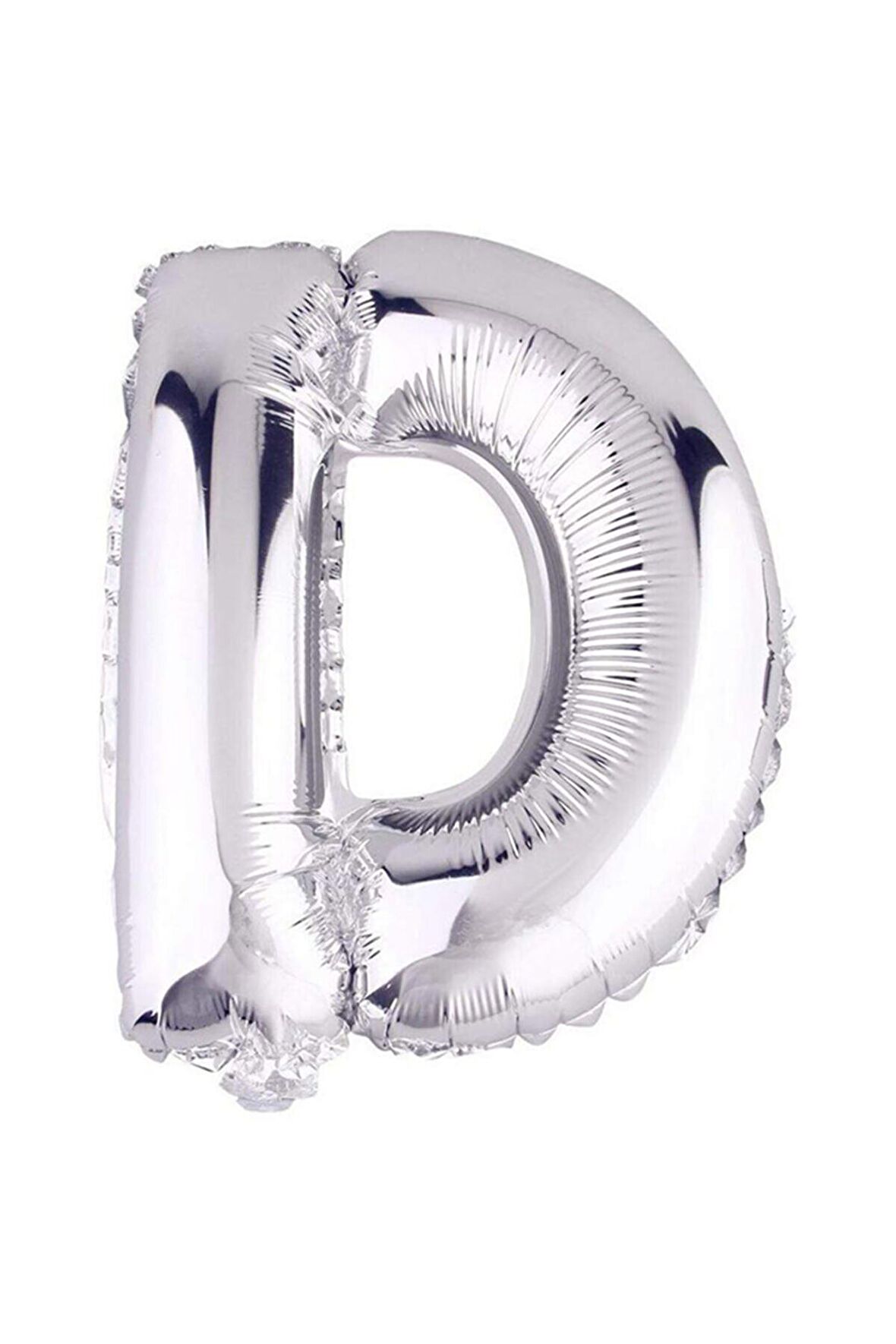 16" Inç 40 Cm Folyo Balon Gümüş Renk ''D'' Harfi