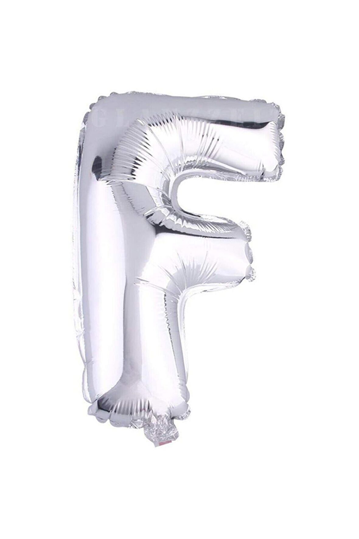 16" Inç 40 Cm Folyo Balon Gümüş Renk ''F'' Harfi