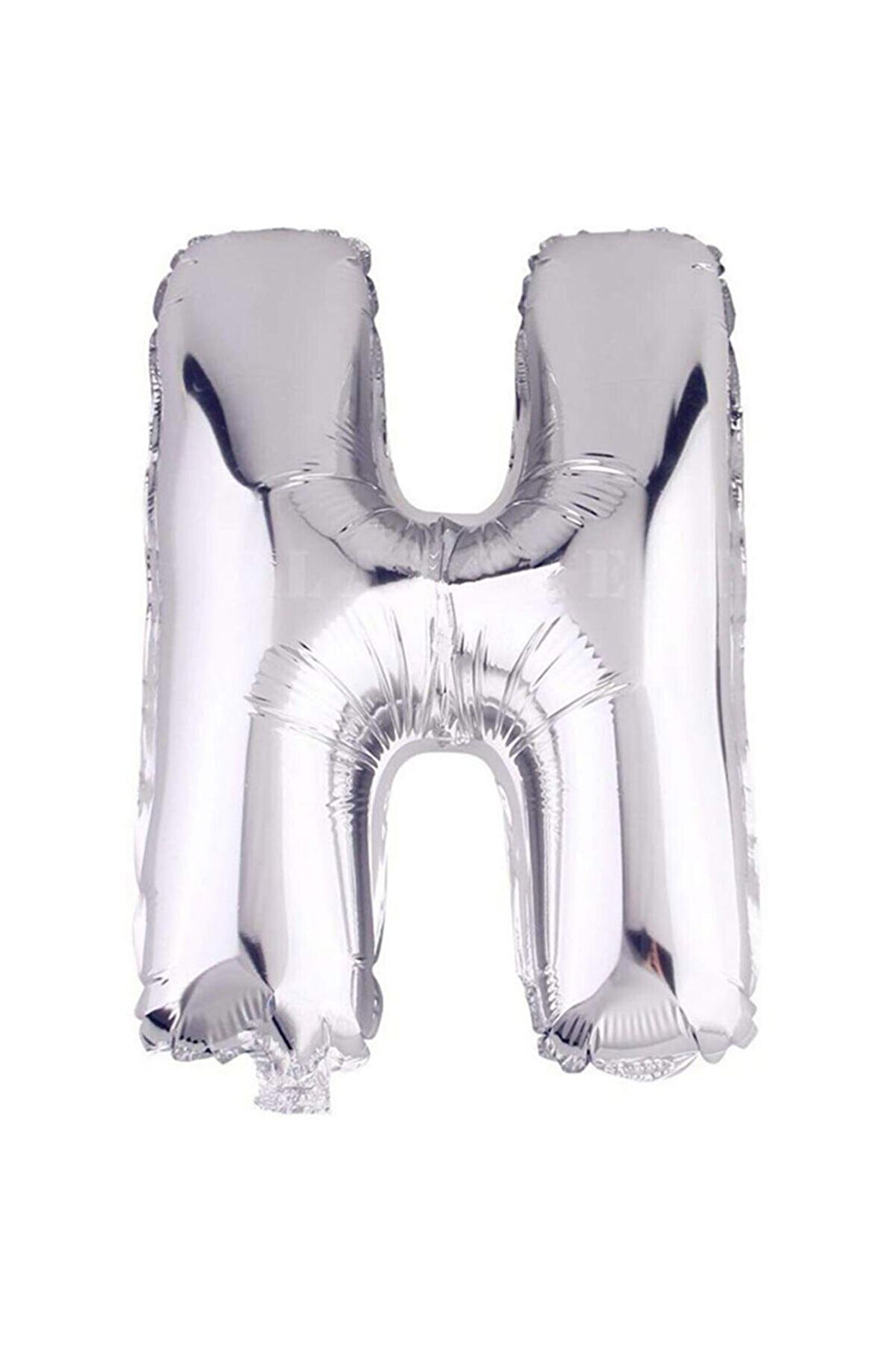 16" Inç 40 Cm Folyo Balon Gümüş Renk ''H'' Harfi