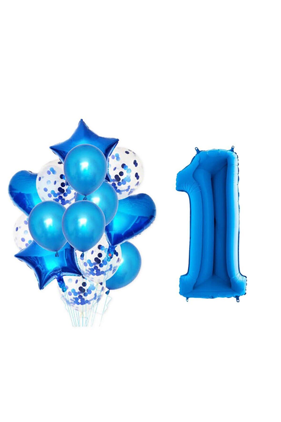 1 Yaş Mavi Folyo Set