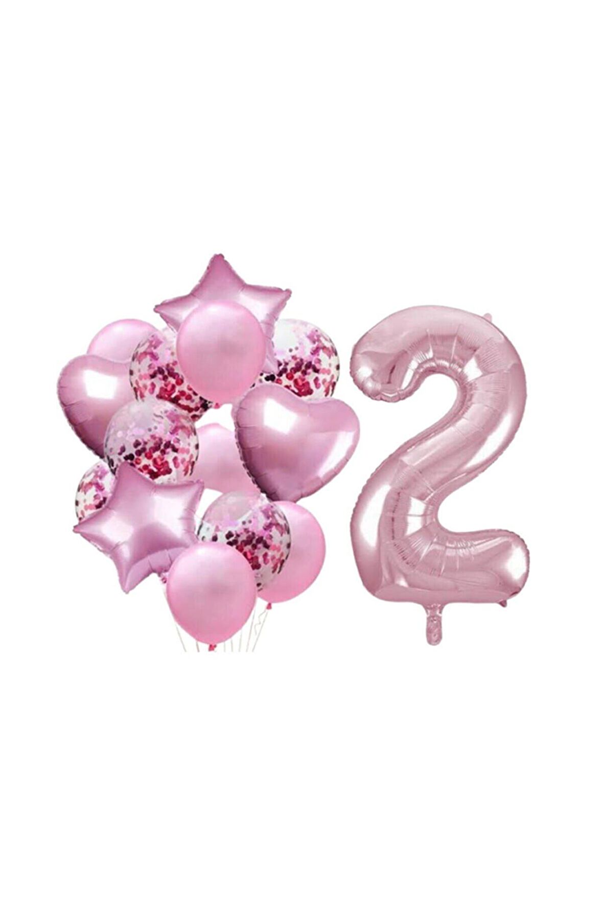 2 Yaş Pembe Folyo Set