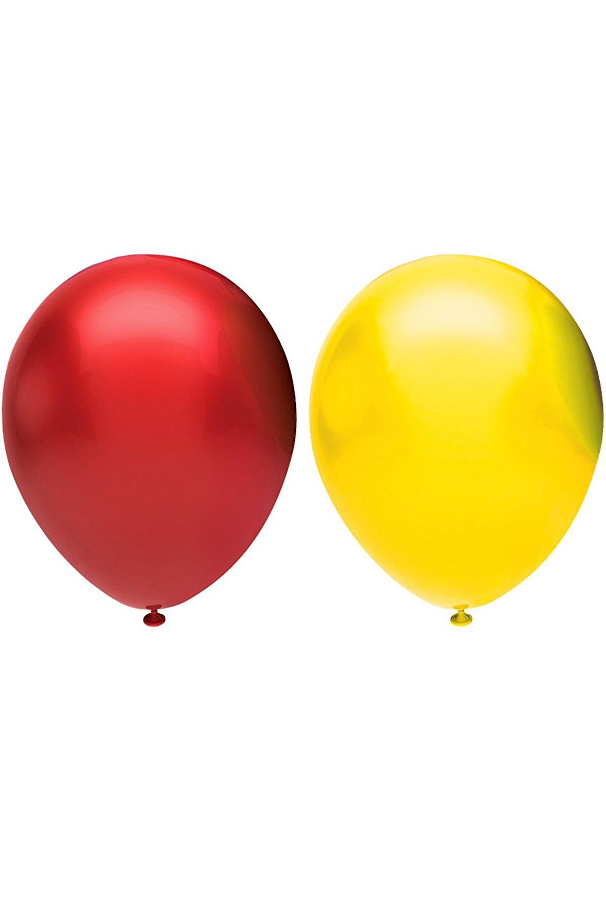 Metalik Balon Seti 50 Adet ( Kırmızı, Sarı)