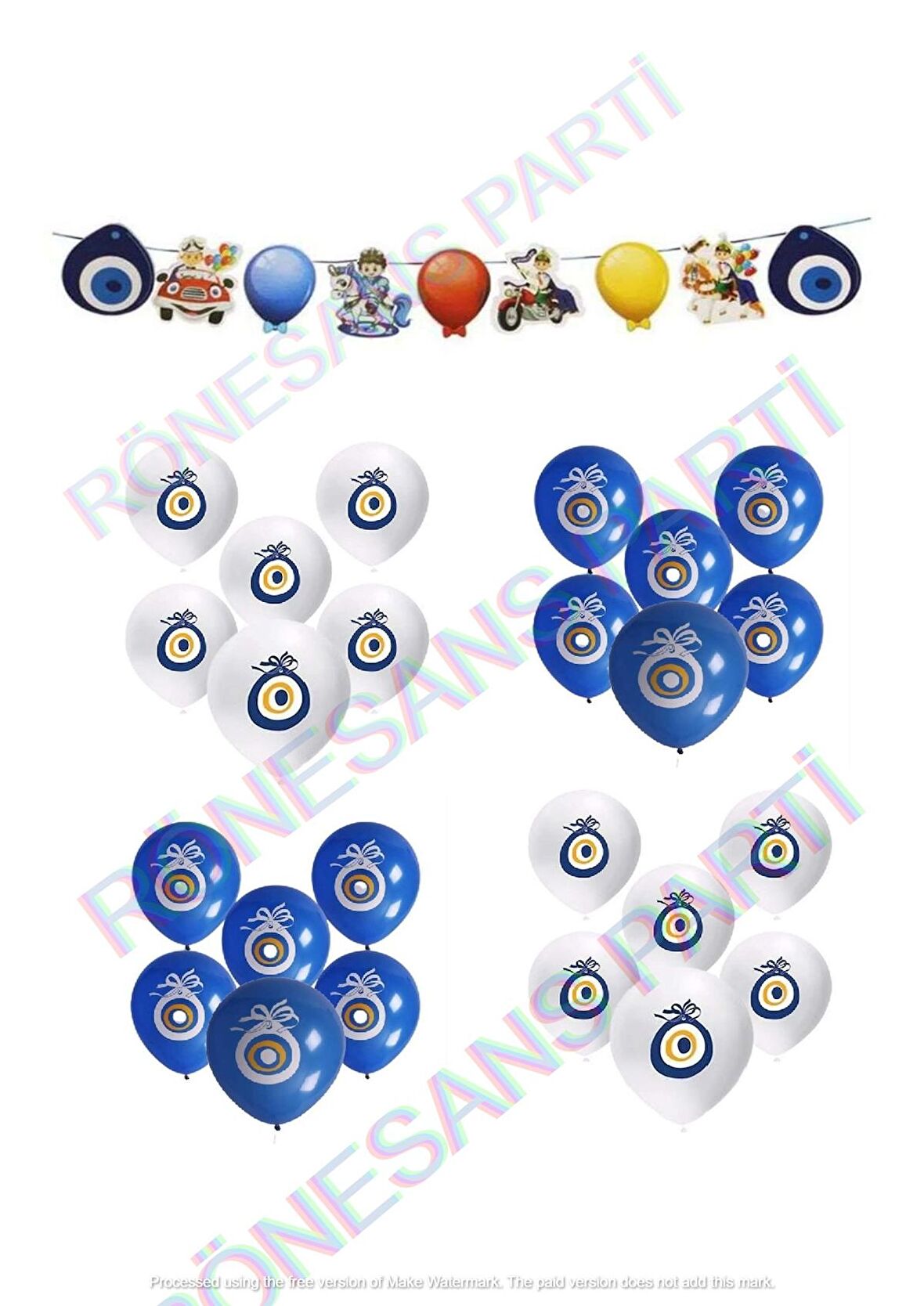 Sünnet Partisi Süsleme Seti-8