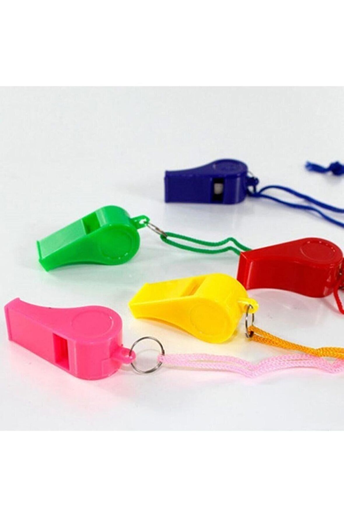 Plastik Renkli 20'li Düdük