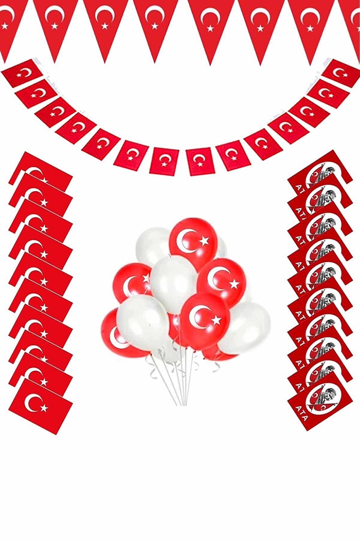 23 Nisan-19 Mayıs Balonlu Dekorasyon Seti