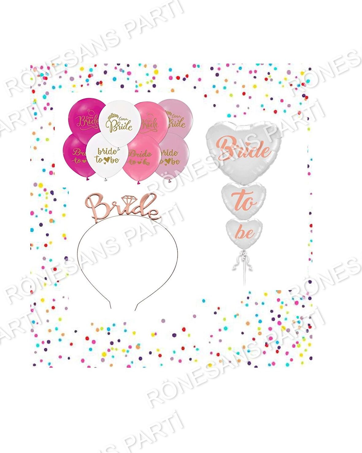 Bride To Be Bekarlığa Veda Partisi Seti-1