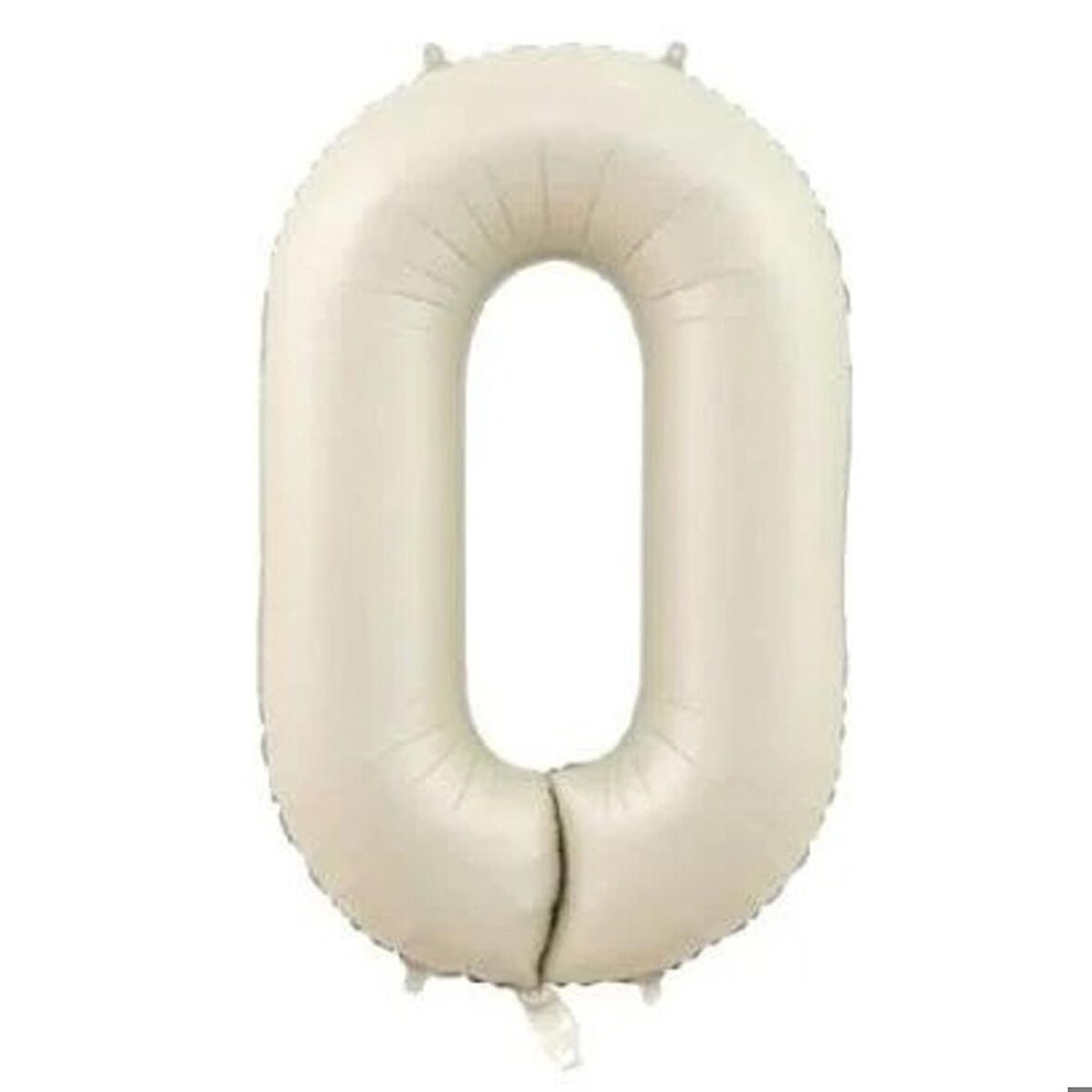 0 Bej Krem Renk Rakam Folyo Balon 80 cm