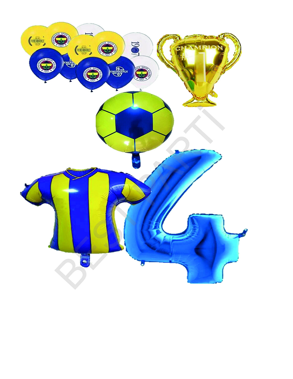 Fenerbahçe Konsept Balon Seti Yaş 4