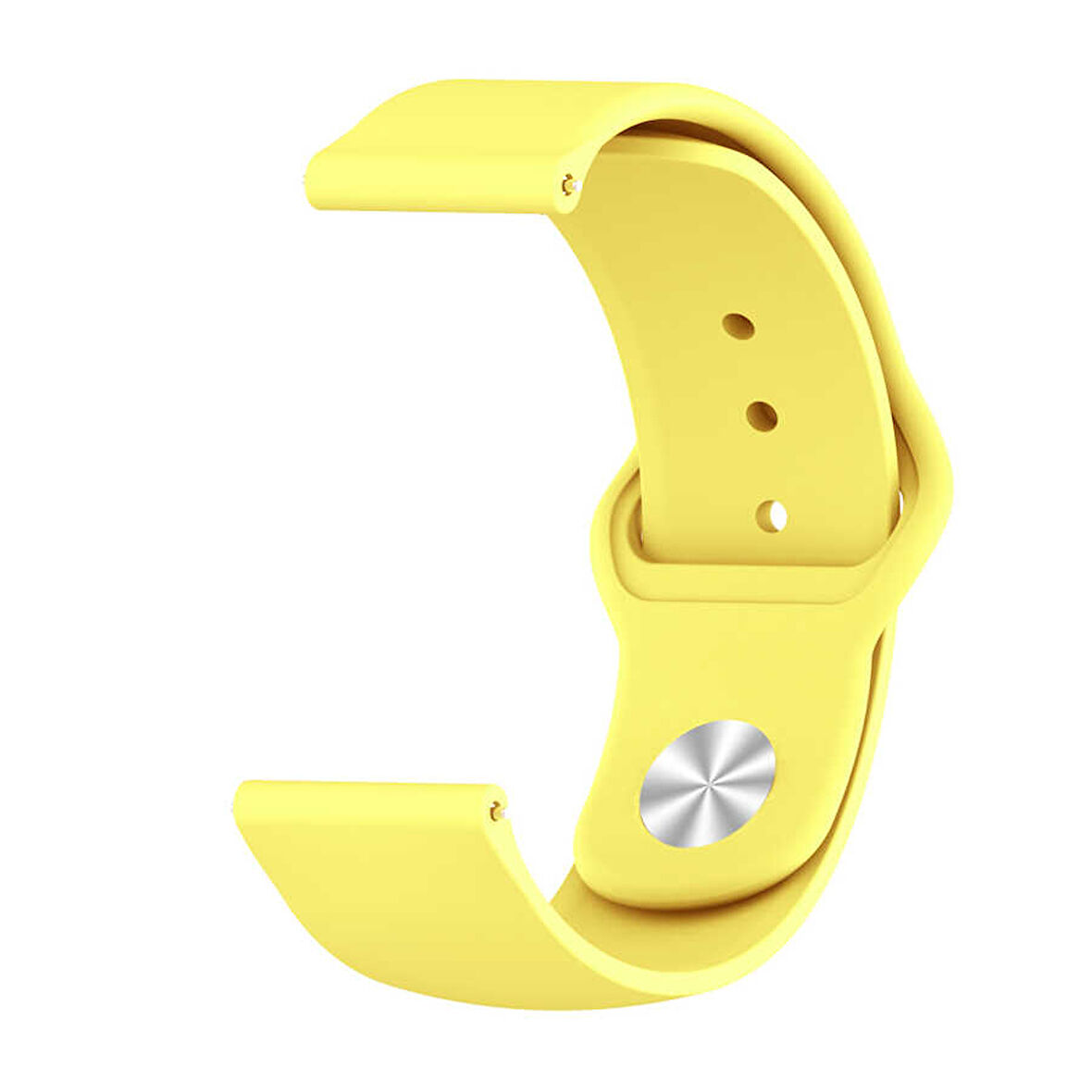 Xiaomi Amazfit Pace Uyumlu 22 mm Kordon Suya Dayanıklı ve Darbelere Karşı Dayanıklı Silikon Kayış