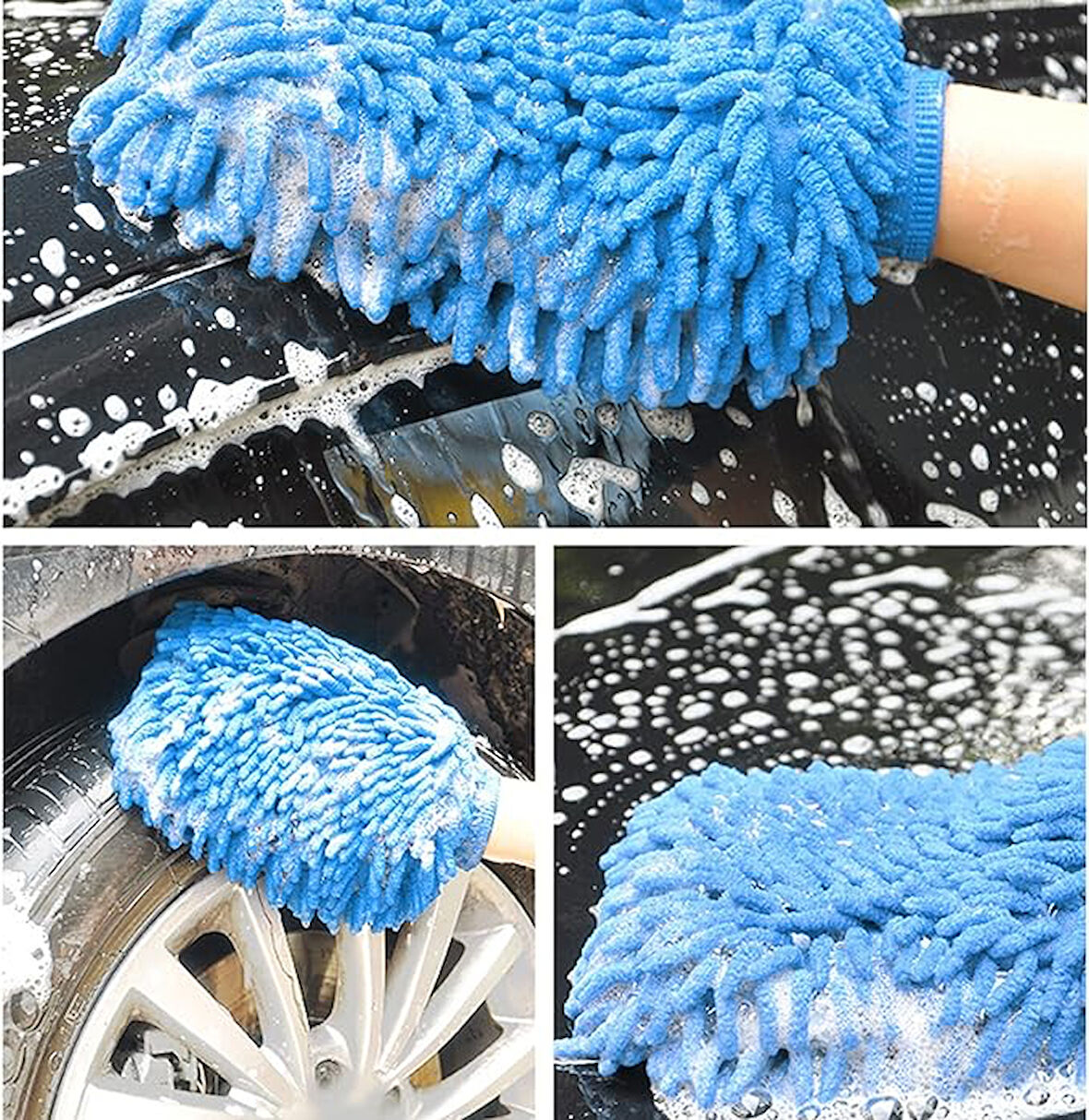 Mikrofiber Araç Yıkama Eldiveni