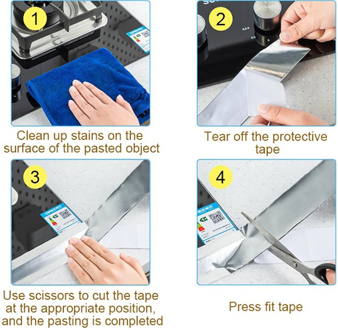 Alüminyum Su Sızdırmaz Yanmaz Bant