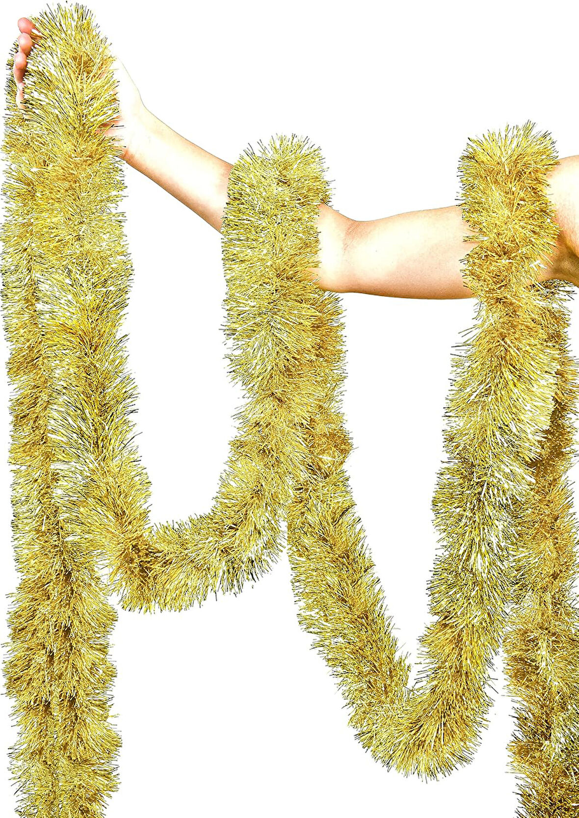 Kalın Simli Parti Süsü 2 Metre Altın