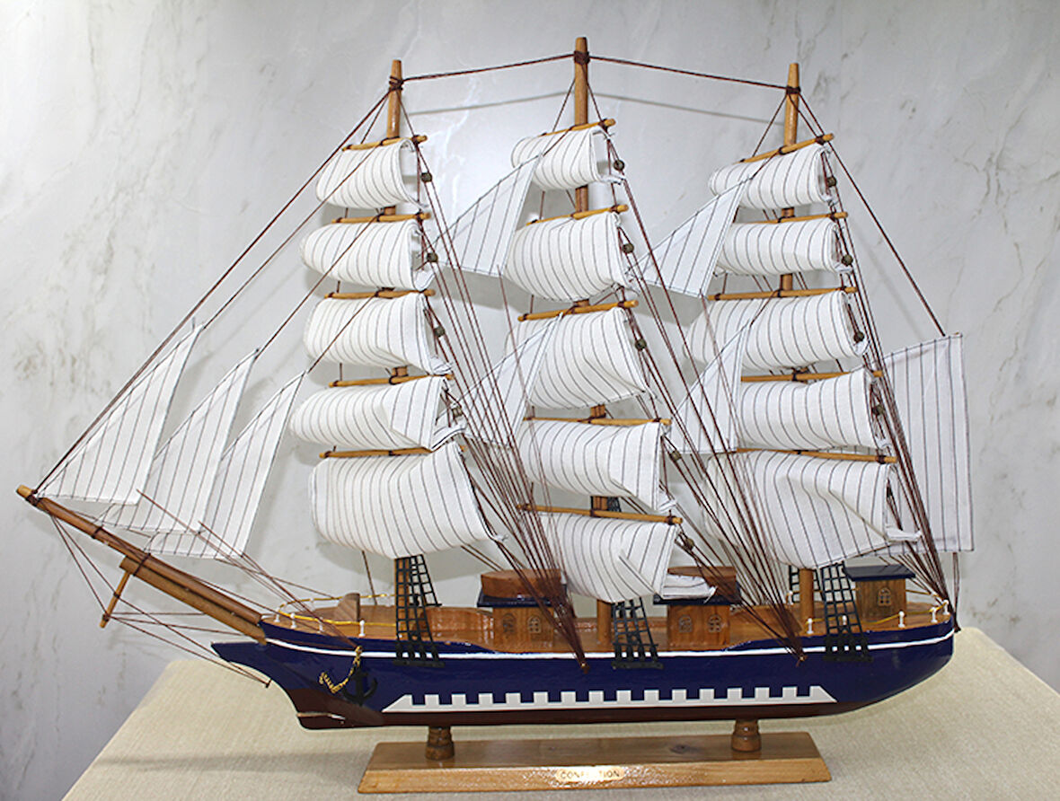 Ahşap Yelken Gemi Model 1