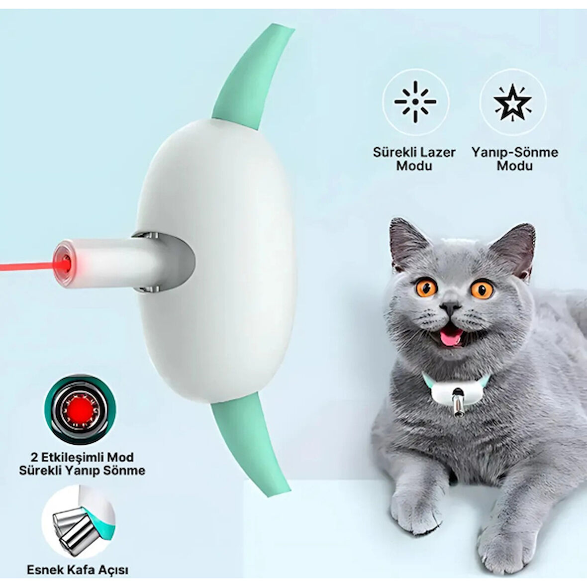 Otomatik Lazer Oyun Tasması