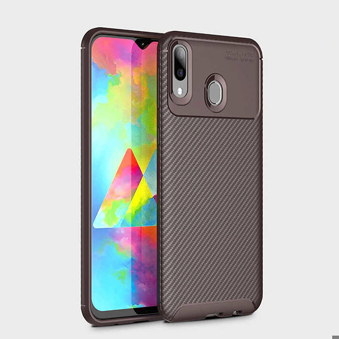 Huawei Y7 Prime 2019 Uyumlu Kılıf Ultra Slim Fit Karbon Silikon