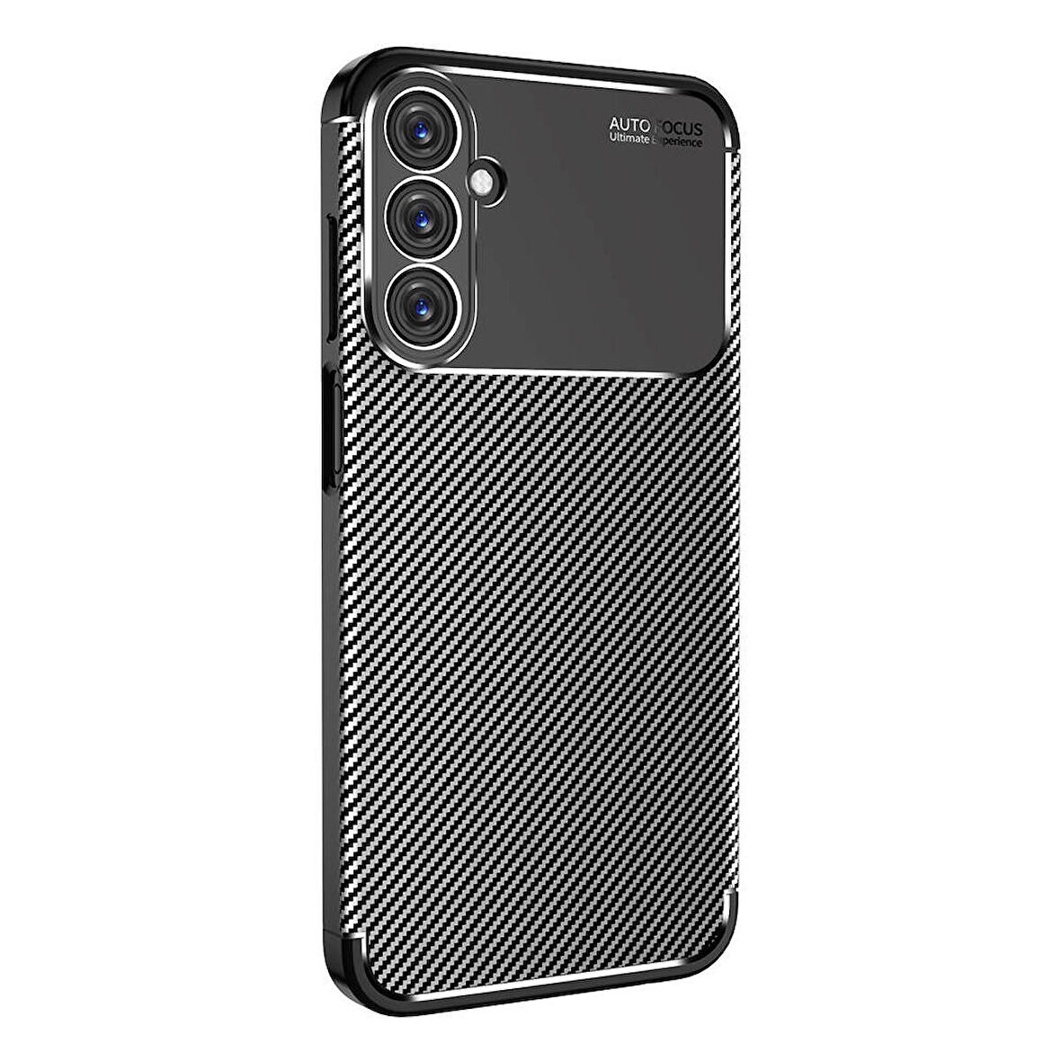 Samsung Galaxy A15 Uyumlu Kılıf Ultra Slim Fit Karbon Silikon