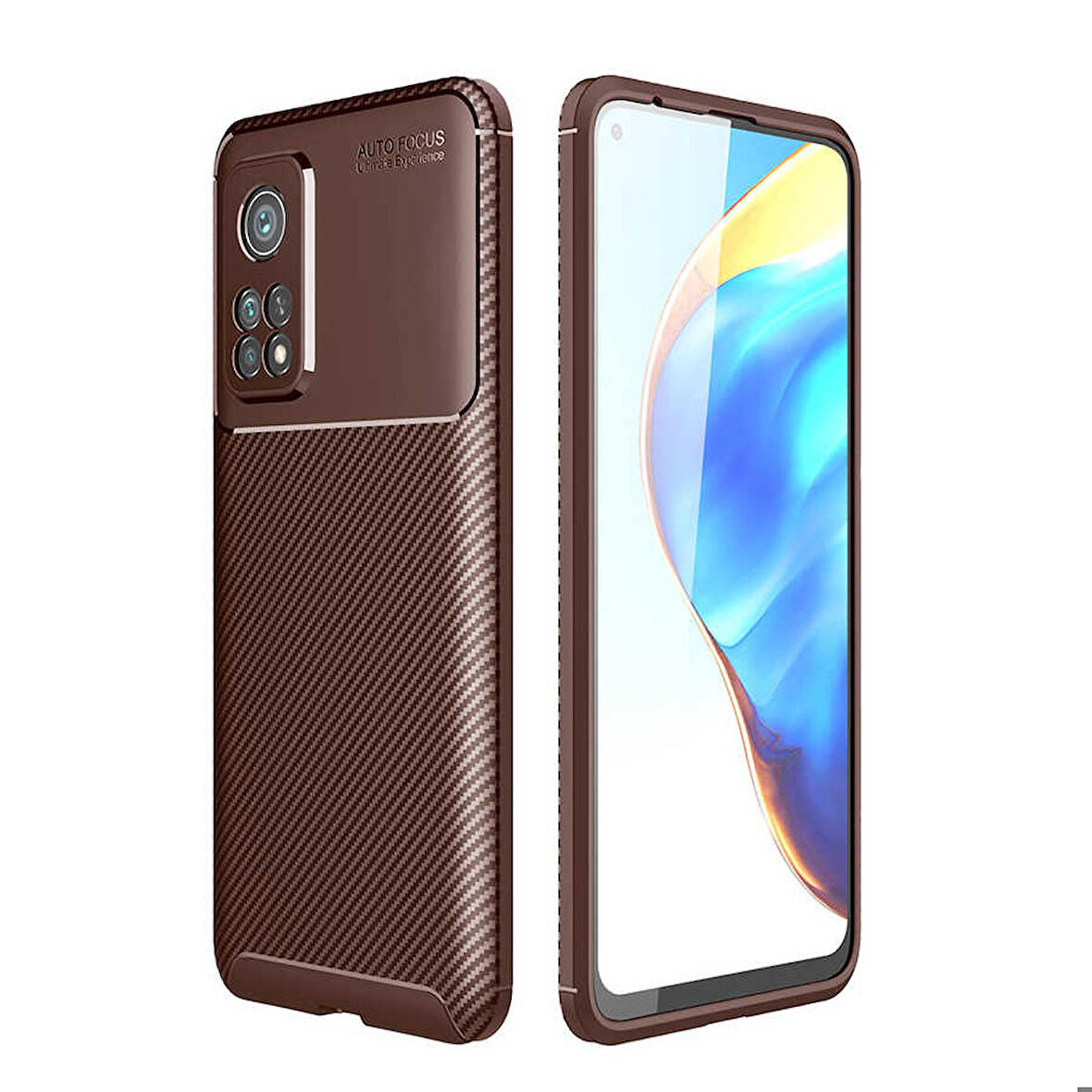 Xiaomi Mi 10T 5G Uyumlu Kılıf Ultra Slim Fit Karbon Silikon