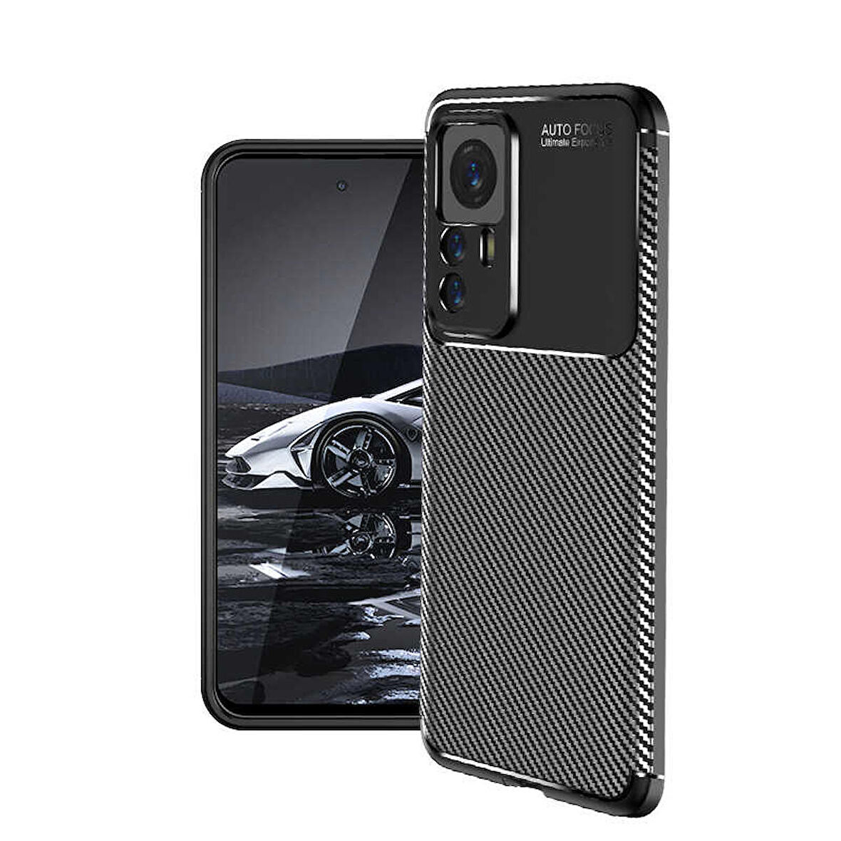 Xiaomi Mi 12T Uyumlu Kılıf Ultra Slim Fit Karbon Silikon