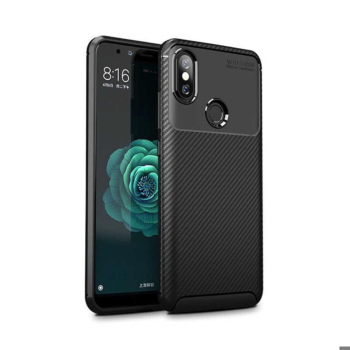 Xiaomi Mi 8 Uyumlu Kılıf Ultra Slim Fit Karbon Silikon