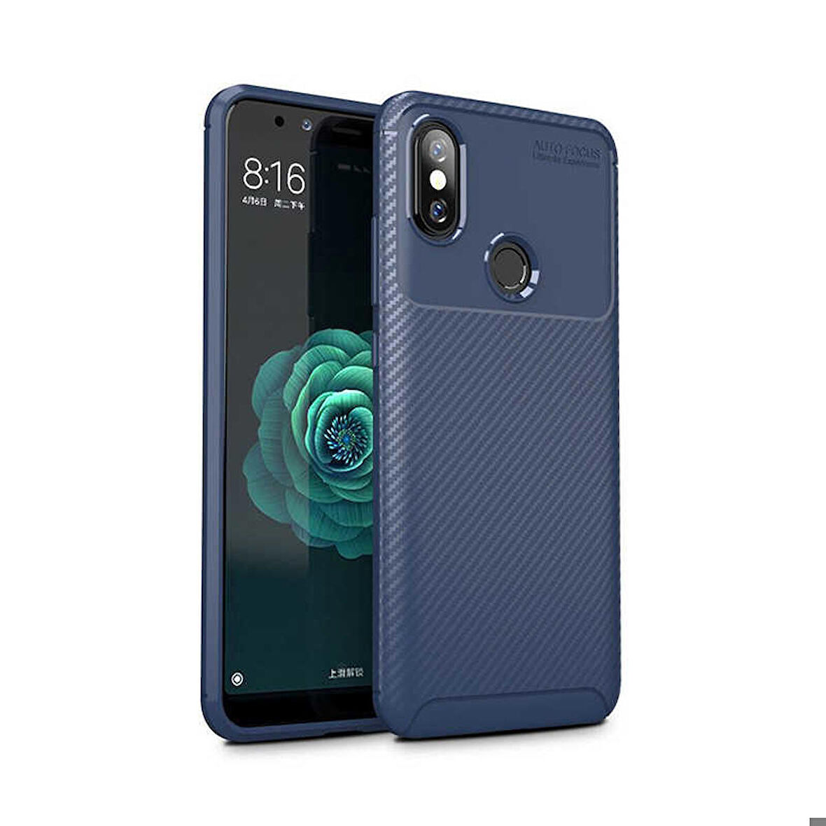 Xiaomi Mi A2 Lite Uyumlu Kılıf Ultra Slim Fit Karbon Silikon