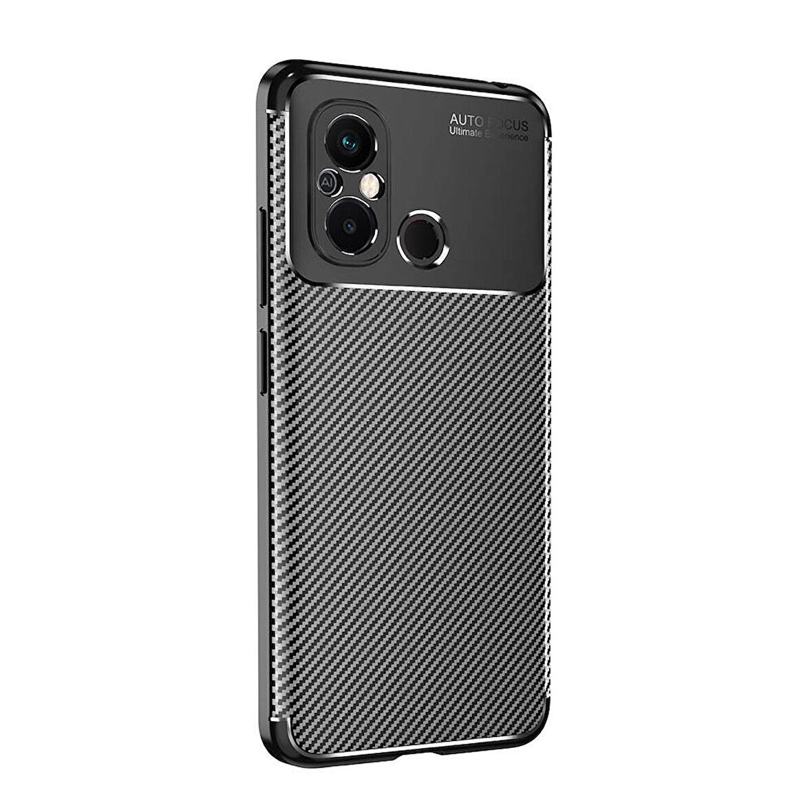 Xiaomi Redmi 12C Uyumlu Kılıf Ultra Slim Fit Karbon Silikon