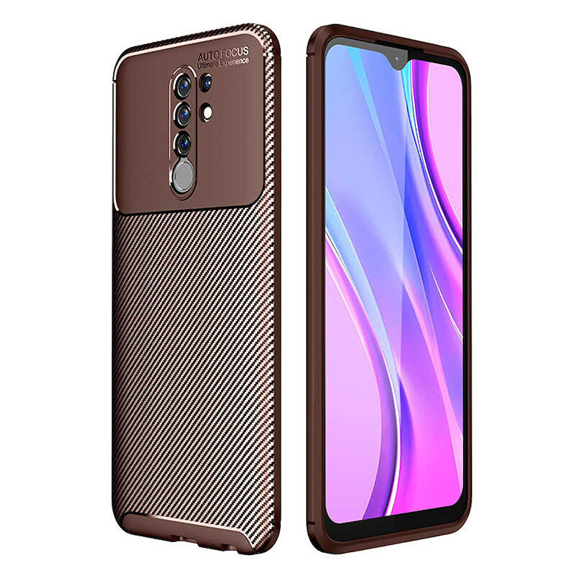 Xiaomi Redmi 9 Uyumlu Kılıf Ultra Slim Fit Karbon Silikon