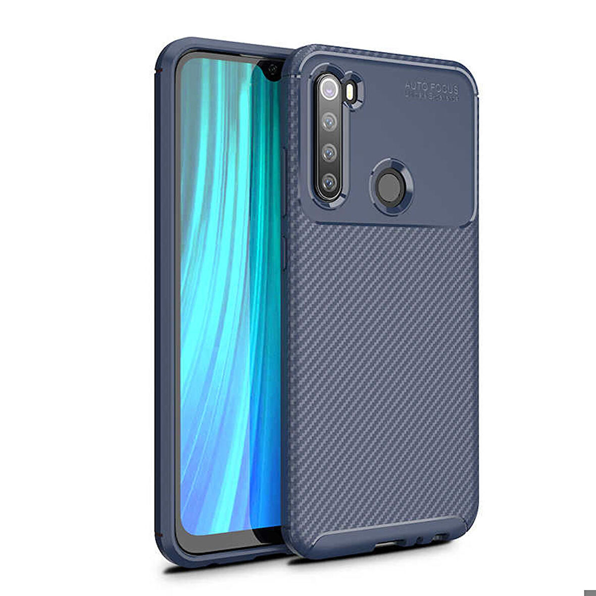 Xiaomi Redmi Note 8 Uyumlu Kılıf Ultra Slim Fit Karbon Silikon