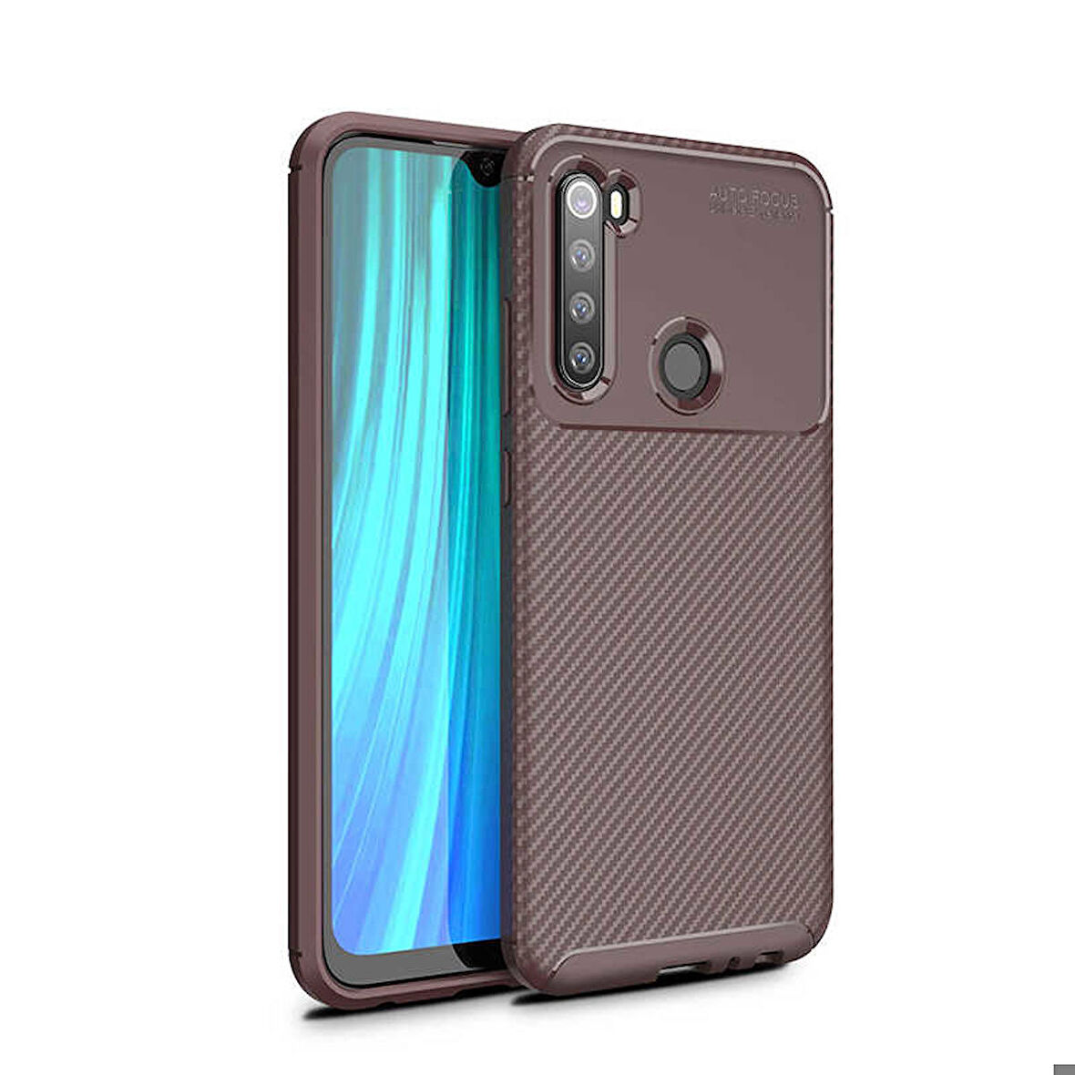 Xiaomi Redmi Note 8T Uyumlu Kılıf Ultra Slim Fit Karbon Silikon