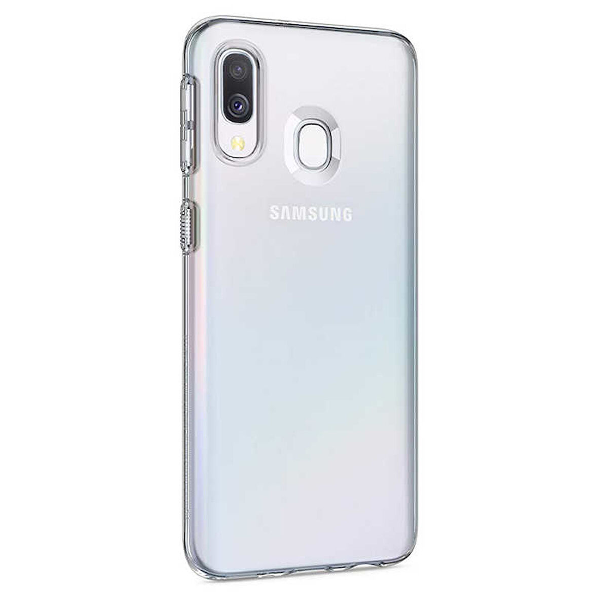 Samsung Galaxy A40 Uyumlu Kılıf Esnek Ultra Koruyucu Şeffaf Silikon Flexible transparent Case Silicone Case