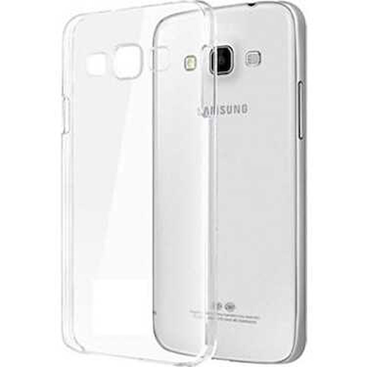 Samsung Galaxy J2 Uyumlu Kılıf Esnek Ultra Koruyucu Şeffaf Silikon Flexible transparent Case Silicone Case