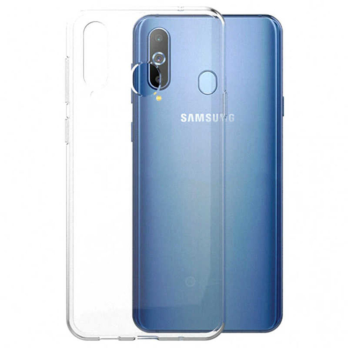 Samsung Galaxy M30 Uyumlu Kılıf Esnek Ultra Koruyucu Şeffaf Silikon Flexible transparent Case Silicone Case